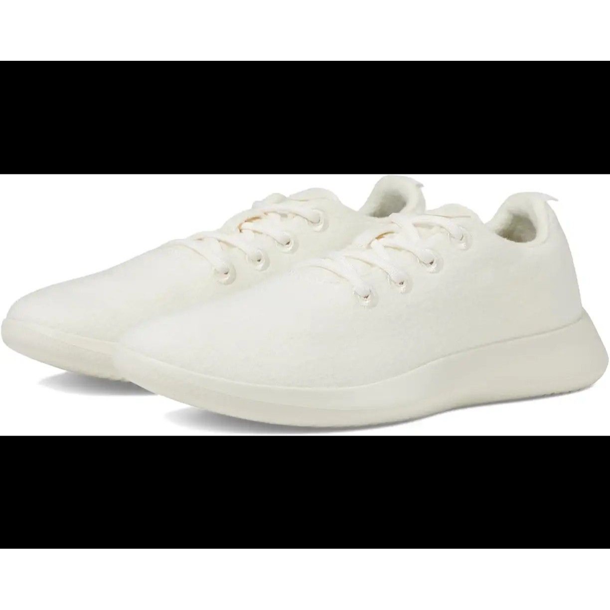 Nwob Allbirds Wool Runner Womens Natural White Cream Lace Up Shoes Sz 7
